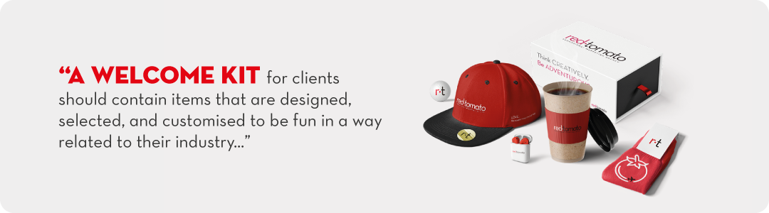 welcome kit for new client