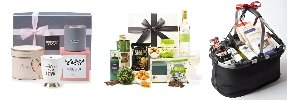 Welcome hampers or gift baskets