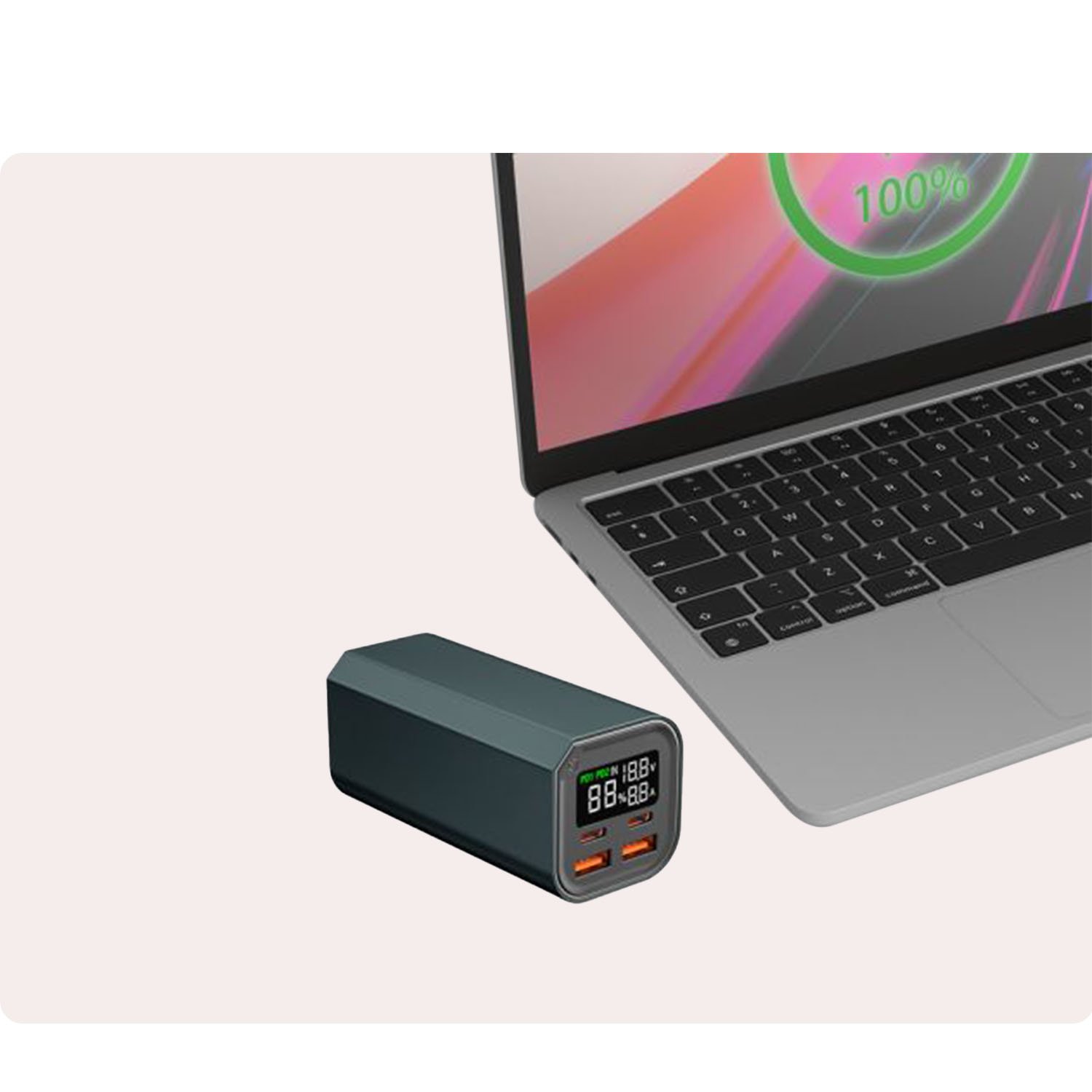 Rocco 100W + Laptop Power Bank (18000 mAh) 2