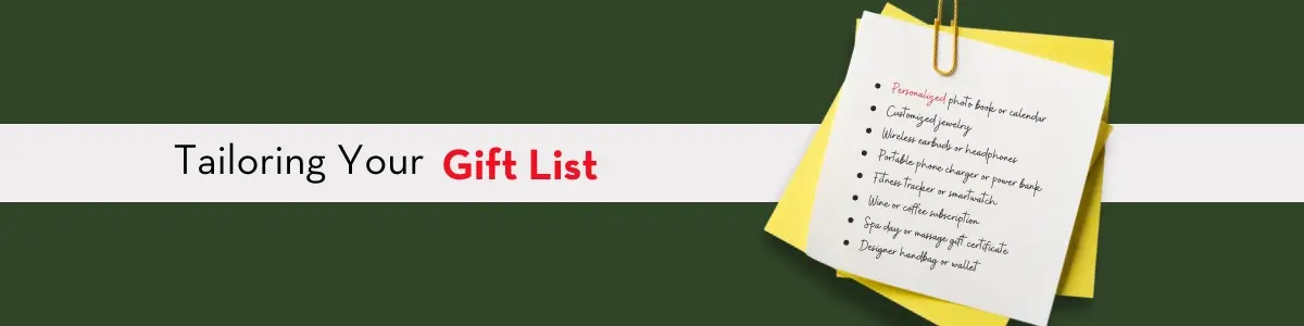 Tailor you christmas gift through our guide
