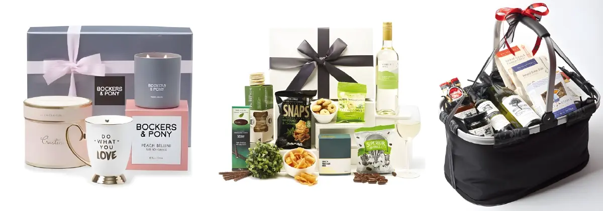 Welcome hampers or gift baskets