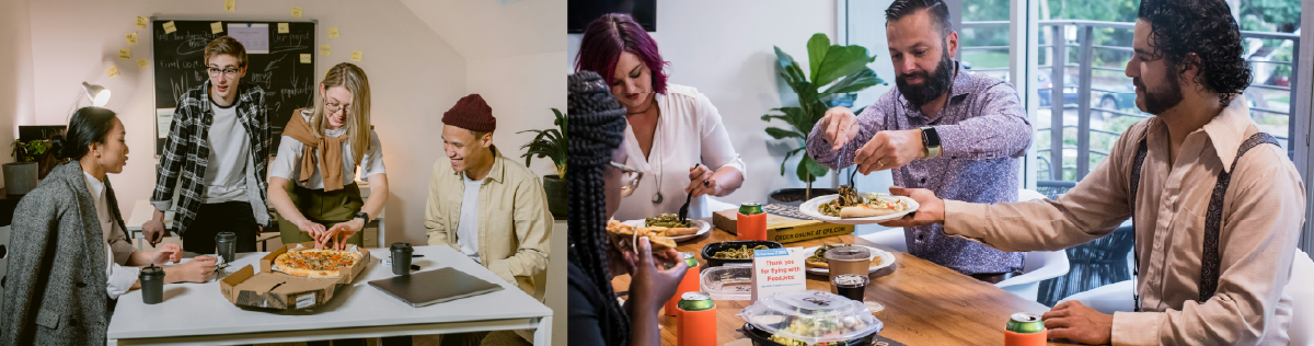 personalised onboarding team lunches or casual meet-ups