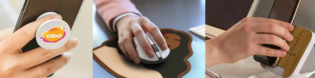 tech accessories as a welcome kit for new employees