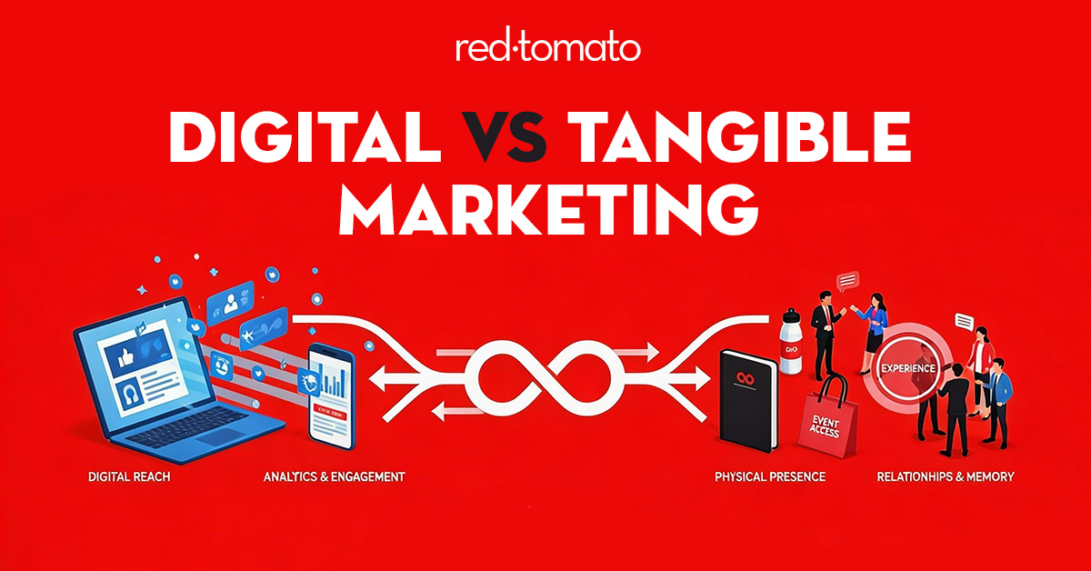 Digital vs Tangible Marketing: Why the Best Campaigns Use Both