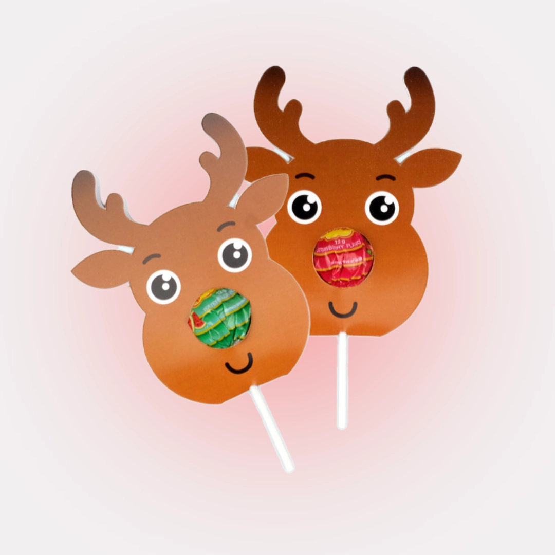 Sugarplum Pack Nose Chupachups Reindeer