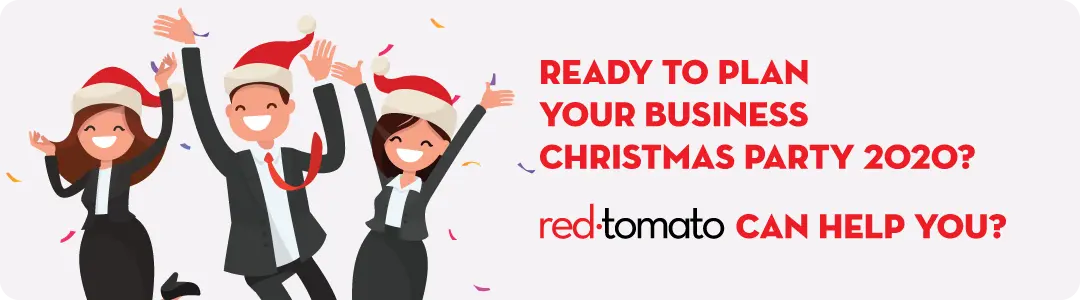 Christmas party 2020 Red Tomato banner