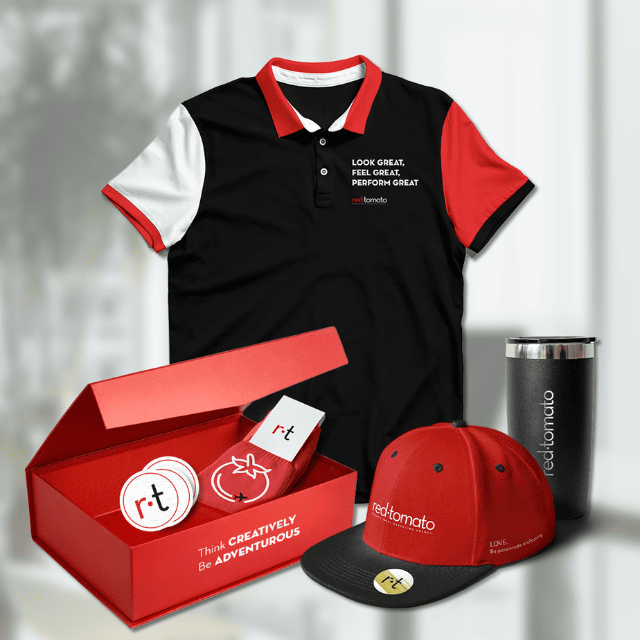 Welcome Packs for New Employees | Red Tomato