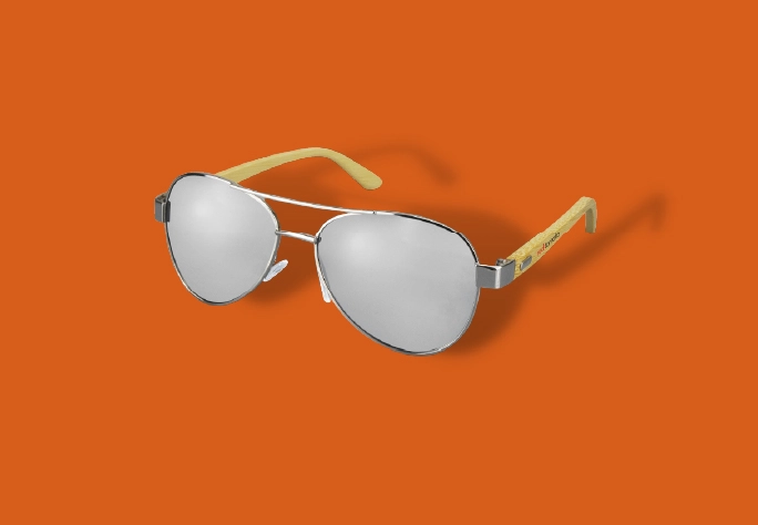 Aviator Mirror Lens Sunglasses